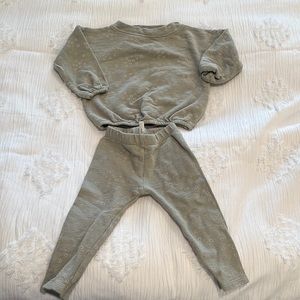 Rylee & Cru Baby girls sweat pant outfit